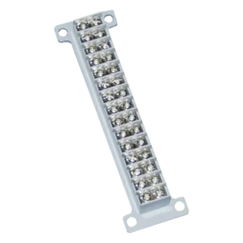 Bloque de Terminales / 15 Líneas / 10 A / 400 V / Carcasa Modular ABS / Terminales de Cobre