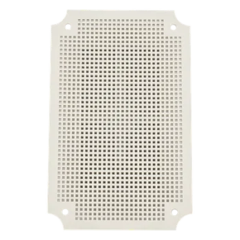 Placa Interna para Gabinete IP65 / ABS Resistente a Impactos / 250 x 160 mm / Instalación Torre, Poste o Pared / Optimizada para PoE y Baterías