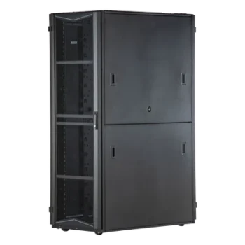 Gabinete para Centro de Datos / 45 UR / 800 mm Ancho (2.62 ft) / 1200 mm Profundidad (3.94 ft) / Carga 1591 kg / Acero Negro