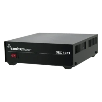 Fuente de Poder Conmutada / 13.8 VCC / 23 A Continuos / 25 A Máximo / Entrada 120/240 VCA / Diseño Compacto