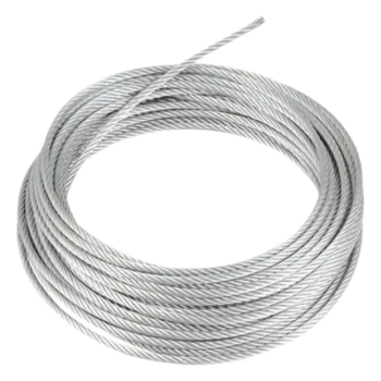 Retenida de Acero Galvanizado / 1/8" / 7 Hilos Trenzados / Carga 600 kg / 200 m (656.2 ft) / Clase A