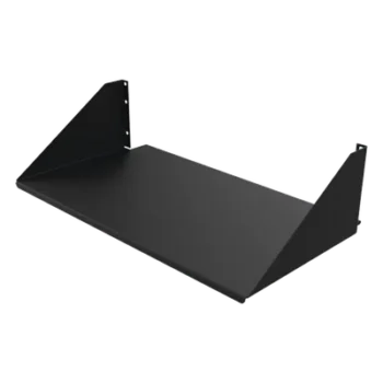 Charola para Rack 19" / Acero Sólido Calibre 16 / Capacidad de Carga 68 kg (150 lb) / 3 UR / Instalación Frontal o Trasera