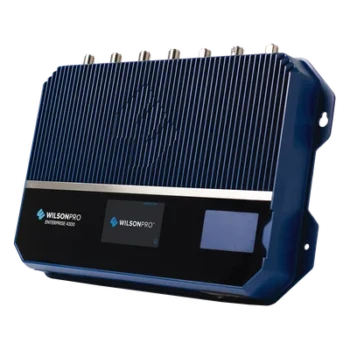 Amplificador Celular / Cobertura 4800 m² (51666.8 ft²) / Enlace Ascendente 26 dBm / 4 Antenas Interiores / Acceso Remoto LTE / Montaje en Pared o Bastidor