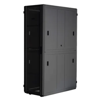 Gabinete para Centro de Datos / 42 UR / 600 mm de Ancho / 1200 mm de Profundidad / Carga Estática 1588 kg / Ventilación 80% / Acero Soldado