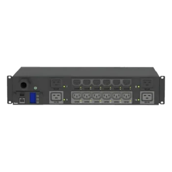 PDU Monitoreable y Switchable / 16 Salidas C13/C19 / Entrada NEMA L6-30P / 208 Vca / 30 A / 2U Horizontal 19 in / Cable 3 m (9.8 ft)