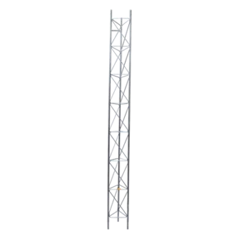 Tramo de Torre Arriostrada / 3 m (9.8 ft) de Longitud / 35 cm de Ancho / Galvanizado Electrolítico / Resistencia Viento 200 km/h / Carga 350 kg / Zonas Secas