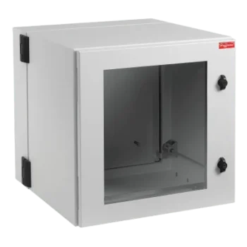 Gabinete Industrial / 12 UR / Puerta con Ventana / NEMA 12 / IP55 / IK10 / Montaje en Pared / 612 x 600 x 610 mm