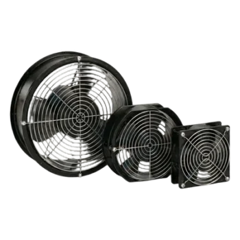 Ventilador Axial Compacto / 4 Pulgadas / 100 CFM / 115 Vca / Protección Térmica / Acero Recubierto en Polvo
