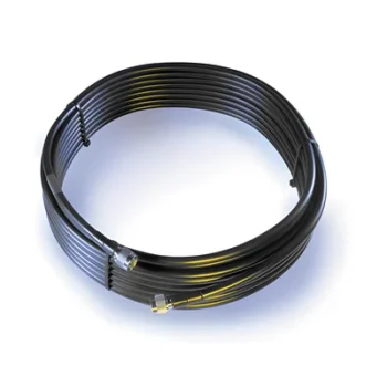 Cable Coaxial de Baja Pérdida / 22.86 m (75 pies) / Conector N Macho / Wilson-400 Equivalente LMR400 / 50 Ohms / Blindaje >90 dB