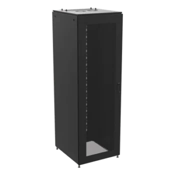 Gabinete de Telecomunicaciones / 600 mm Ancho / 1000 mm Profundidad (3.28 ft) / 45 UR / Puertas Perforadas / Color Negro