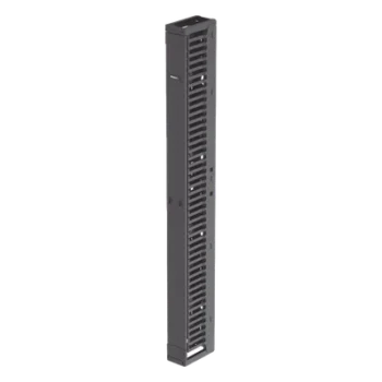 Organizador de Cables Vertical / Alta Densidad 45U / Ancho 6 in (152.4 mm) / Solo Frontal / Tapa de Acero / Rack Abierto EIA