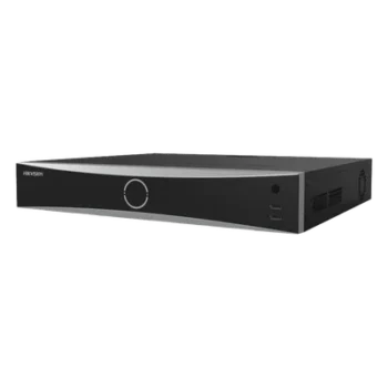 NVR IP / 16 Canales / 12 Megapixel (4K) / AcuSense / Reconocimiento Facial / 4 Bahías HDD / HDMI 4K / Alarmas I/O