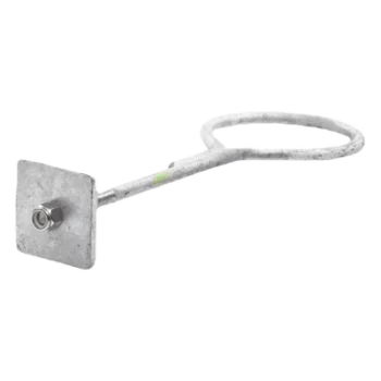 Ancla con Aro / Varilla 1/2" / 40 cm (15.7 in) / Galvanizado por Inmersión / Pared o Losa