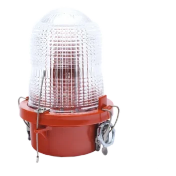 Lámpara de Obstrucción / LED IR Roja / Baja Intensidad 32.5 cd / 120-240 Vca / 360° Cobertura / IP Aeronáutico