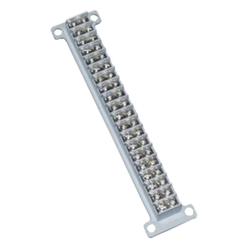 Bloque de Terminales / 20 Líneas / 10 A / 400 V / Carcasa Modular ABS / Terminales de Cobre
