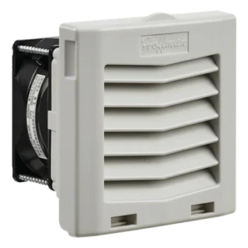Ventilador con Filtro de Montaje Lateral / 21 CFM (36 m³/h) / 115 Vca / Click-Fit / Rejilla con Bisagra / 4"