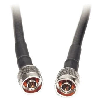 Cable Coaxial Conectorizado / 30 m (98.4 ft) / N Macho en Ambos Extremos / LMR400 Equivalente / Blindaje >90 dB / 50 Ohm