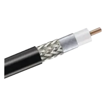 Cable Coaxial RG-8 / 305 m (1000 ft) / 50 Ohms / Conductor CCS / Malla CCS / Resistente UV