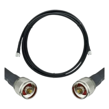 Jumper Coaxial / Baja Pérdida Equivalente a LMR400 / Conectores N Macho / 6.1 m (20.01 ft) / 50 Ohms