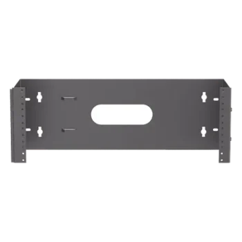 Rack Abierto de Pared con Bisagras / 4 UR / 19 in / Profundidad 159 mm (6.26 in) / Carga 18 kg (40 lb) / Bajo Perfil