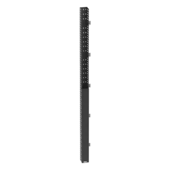 Organizador Vertical de Cables / 40 UR / 1825 mm (70.8 in) / Ancho 74.6 mm (2.94 in) / PVC / Montaje Frontal