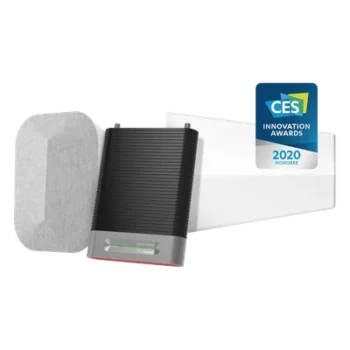 Amplificador de Señal Celular / Cobertura 1,200 m² (13,123.4 ft²) / 4 Antenas Interiores / Multioperador / Instalación Sin Perforaciones
