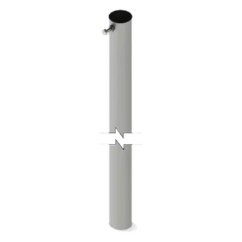 Mástil Telescópico Ligero / 3 m (9.8 ft) de Altura / 2" de Diámetro / Acero Galvanizado Calibre 20 / 4.5 kg / Antenas < 25 cm