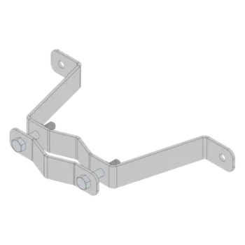 Herraje de Pared para Mástil / Acero A-36 / 1" a 1-3/4" / 5 kg / 3 m (9.8 ft)