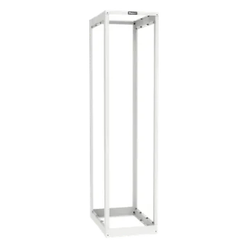 Rack de Cuatro Postes / 45 Unidades de Rack / Profundidad Ajustable 584.2 a 1066.8 mm (23 a 42 in) / Carga Estática 907.2 kg (2000 lbs) / Rieles Roscados #12-24 / Color Blanco