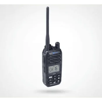 Radio Portátil VHF Marino / IP67 Sumergible / 5W / Dual-Watch / NRC Anti-Ruido / Luz LED de Emergencia Activada por Agua / 156-163 MHz