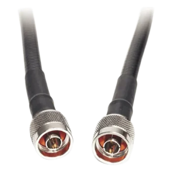 Jumper Coaxial / 15 m (49.21 ft) / N Macho a N Macho / 50 Ohm / LMR400 / Blindaje >90 dB