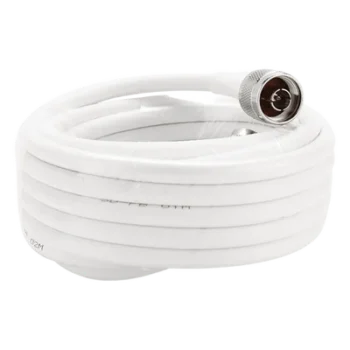 Jumper Coaxial / 12 m (39.4 ft) / Conectores N Macho / Blindaje >90 dB / 50 Ohm / 7.50 mm Diámetro