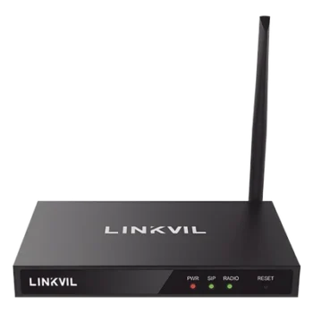 Gateway RoIP / Interconexión SIP-Radio / UHF 400-470 MHz / Radio Analógica y DMR / Grabación 128 GB / Portátil