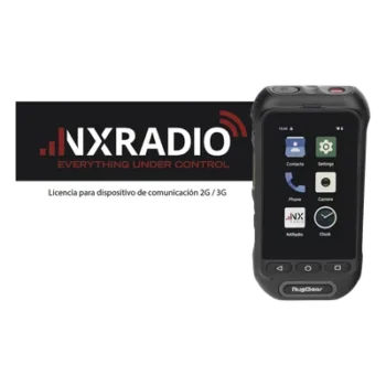 Kit Radio PTT / Android 10 Go / IP68 / MIL-STD 810H / Altavoz 105 dB / Batería 3000 mAh / 12 Meses Servicio