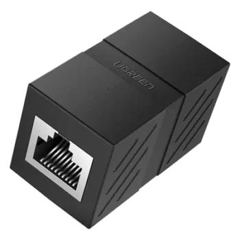 Acoplador RJ45 a RJ45 / 10 Gbps / 600 MHz / Cat7-Cat5e / Blindaje Metálico / 100 m (328 ft)