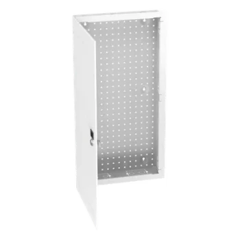 Gabinete de Montaje en Pared / Acero Calibre 18 / Capacidad 16 kg (35 lb) / Puerta Reversible con Cerradura / Ventilación Integrada / 28 in de Altura