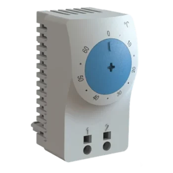 Termostato para Gabinete Eléctrico / Control de Temperatura en °C / Sensor Bimetálico / Riel DIN 35 mm / Terminales AWG 14