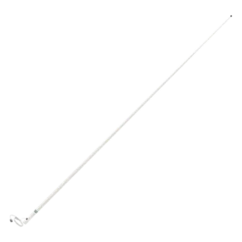 Antena Marina VHF / Fibra de Vidrio / 6 dB / 50 W / 2.4 m (7.9 ft) / RG-58 4.5 m (15 ft) / Nylon