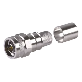 Conector Coaxial N Macho / Plegable / Pin Cautivo No Soldable / 50 Ohm / Para Cable LMR600, LP600