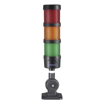 Torre LED Indicadora de Estado / 3 Niveles / Rojo Ámbar Verde / Buzzer 85 dB / 24 VCD / IP53