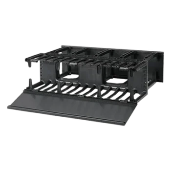Organizador de Cables Horizontal / Doble Frontal y Posterior / Rack 19in / 3UR / 5.25in (133mm) de Altura