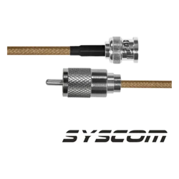 Jumper Coaxial / BNC Macho a UHF Macho / RG142 / 30 cm / 0.98 ft