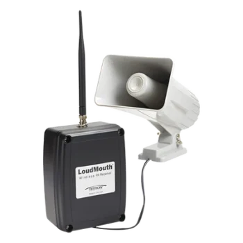 Sistema de Voceo Inalámbrico / Doble Banda VHF/UHF / Bocina 30 W / Amplificador 8 W / Montaje en Pared / 110 VCA