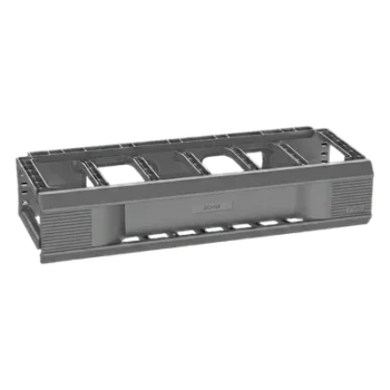 Organizador de Cables Horizontal / 1 UR / 19in / 66 Cables Cat 5e/6/6a / Montaje sin Herramientas