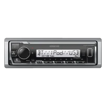 Estéreo Marino / Bluetooth / Ecualizador 13 Bandas DTA / Iluminación 12 Colores / 3 Salidas Preamplificadas 4.0V / USB Frontal + Aux 3.5mm