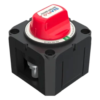 Interruptor de Desconexión de Batería / Monocircuito ON-OFF / 275A DC Continuo / 900A DC Arranque / IP68 / Terminales M10 (3/8')