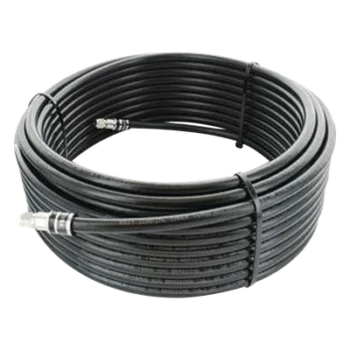 Jumper Coaxial / 75 Ohm / 22.86 m (75 pies) / Blindaje 90 dB / Conector F Macho / RG11 Equivalente LMR400-75