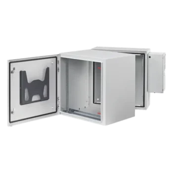 Gabinete Industrial / 12 UR / 24x24x30 in / NEMA 4/12 IP66 IK10 / Aire Acondicionado 2000 BTU / Acero / Montaje Pared