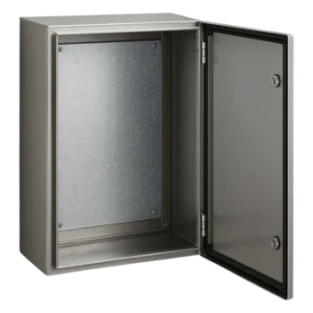 Gabinete de Acero Inoxidable / IP66 / 600x800x300 mm / 23.6x31.5x11.8 in / Carga 50 kg / Placa Galvanizada