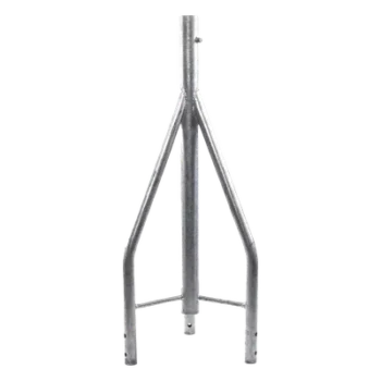 Tramo de Remate para Torre / Acero ASTM A36 / Galvanizado por Inmersión en Caliente / 3 Opresores para Pararrayos / Longitud 350 mm (1.15 ft) / Tolerancia ±1 mm